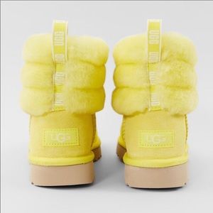 UGGS “Fluff Mini Quilted Suede”
